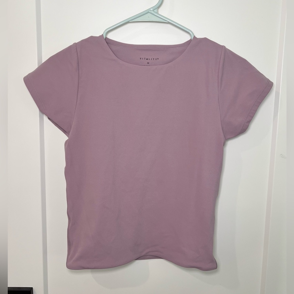 Vitality Basis Full Length Tee in Thistle